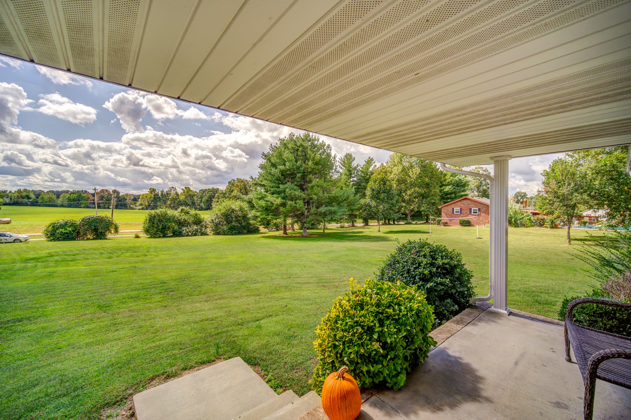 5407 Marion Road Cunningham, TN 37052 - Photo 26 of 35 a view of a backyard with plants and a garden