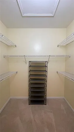 a view of walk in closet