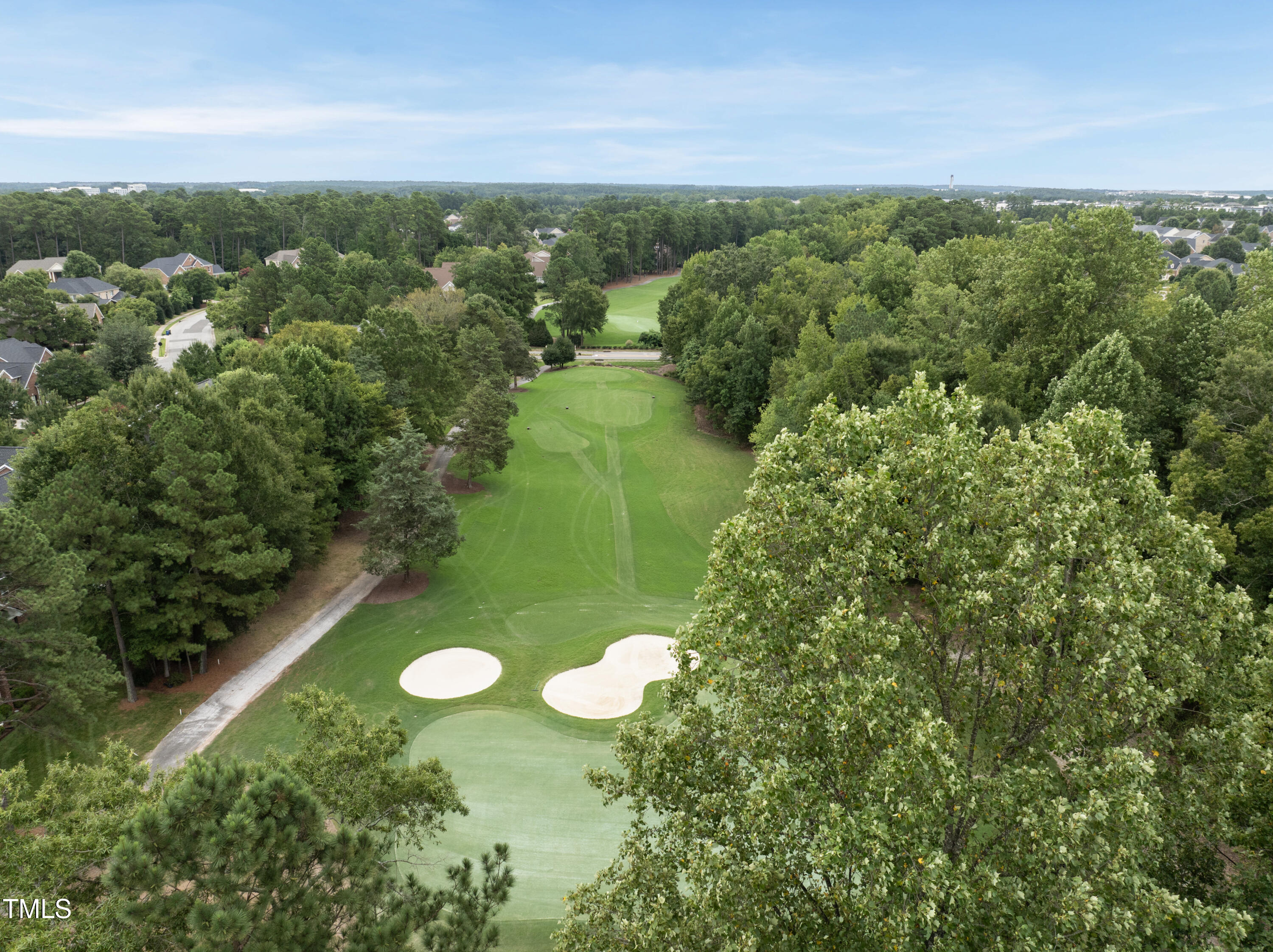 9615 Club Valley Way Raleigh, NC 27617 - Photo 55 of 60 Ariel 4th Hole of the Golf Course