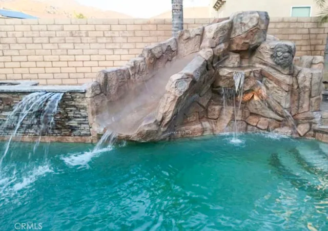 a view of a lake with a mountain in the background