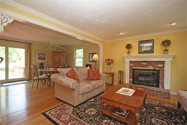 157 Kaleva Road Lancaster, MA 01523 - Photo 4 of 26 a living room with furniture and a fireplace