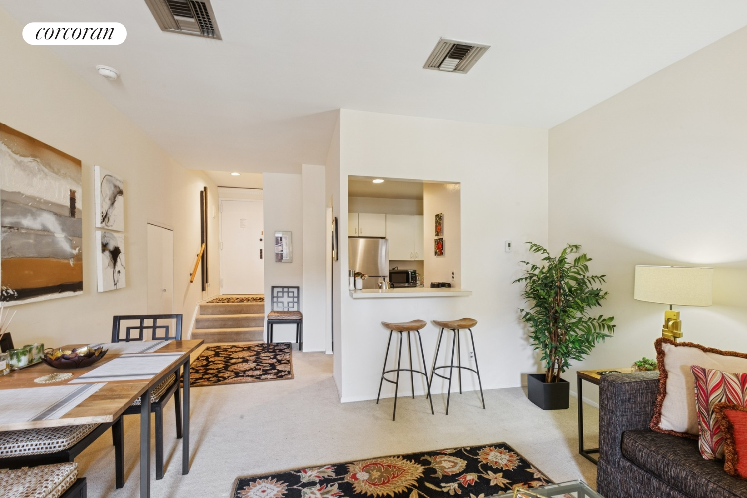 253 West 73rd Street, Unit 7L Manhattan, NY 10023 - Photo 2 of 5 a view of a a dining room with furniture window and wooden floor