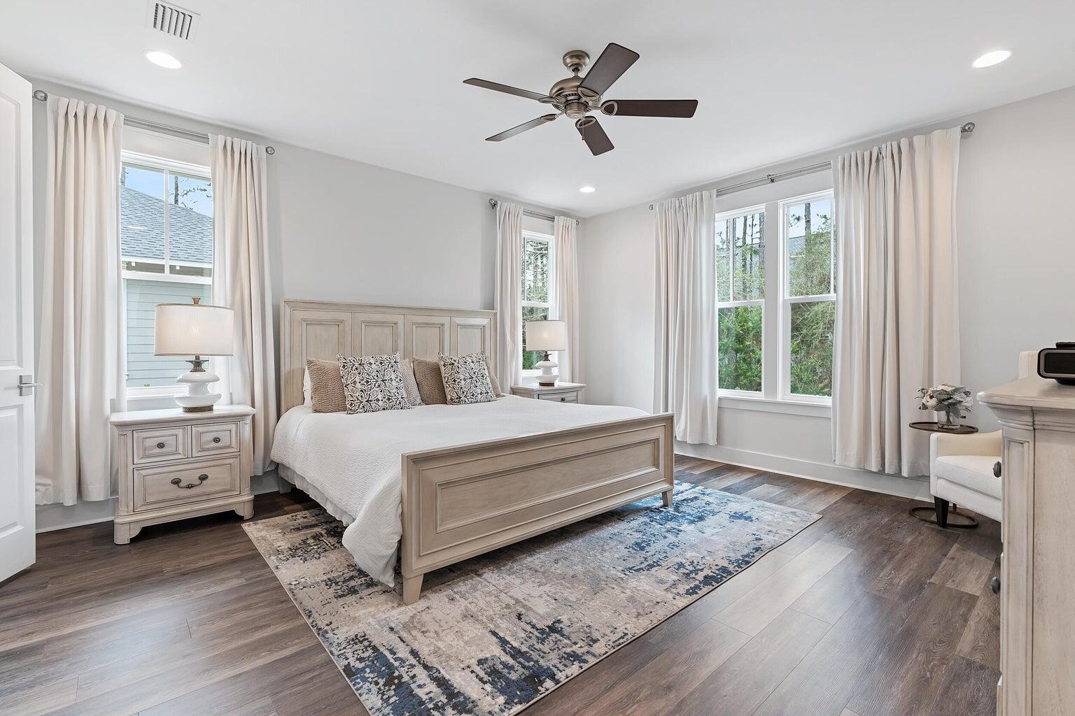 51 Sandchase Circle Watersound, FL 32461 - Photo 13 of 24 a bed room with a bed and a window