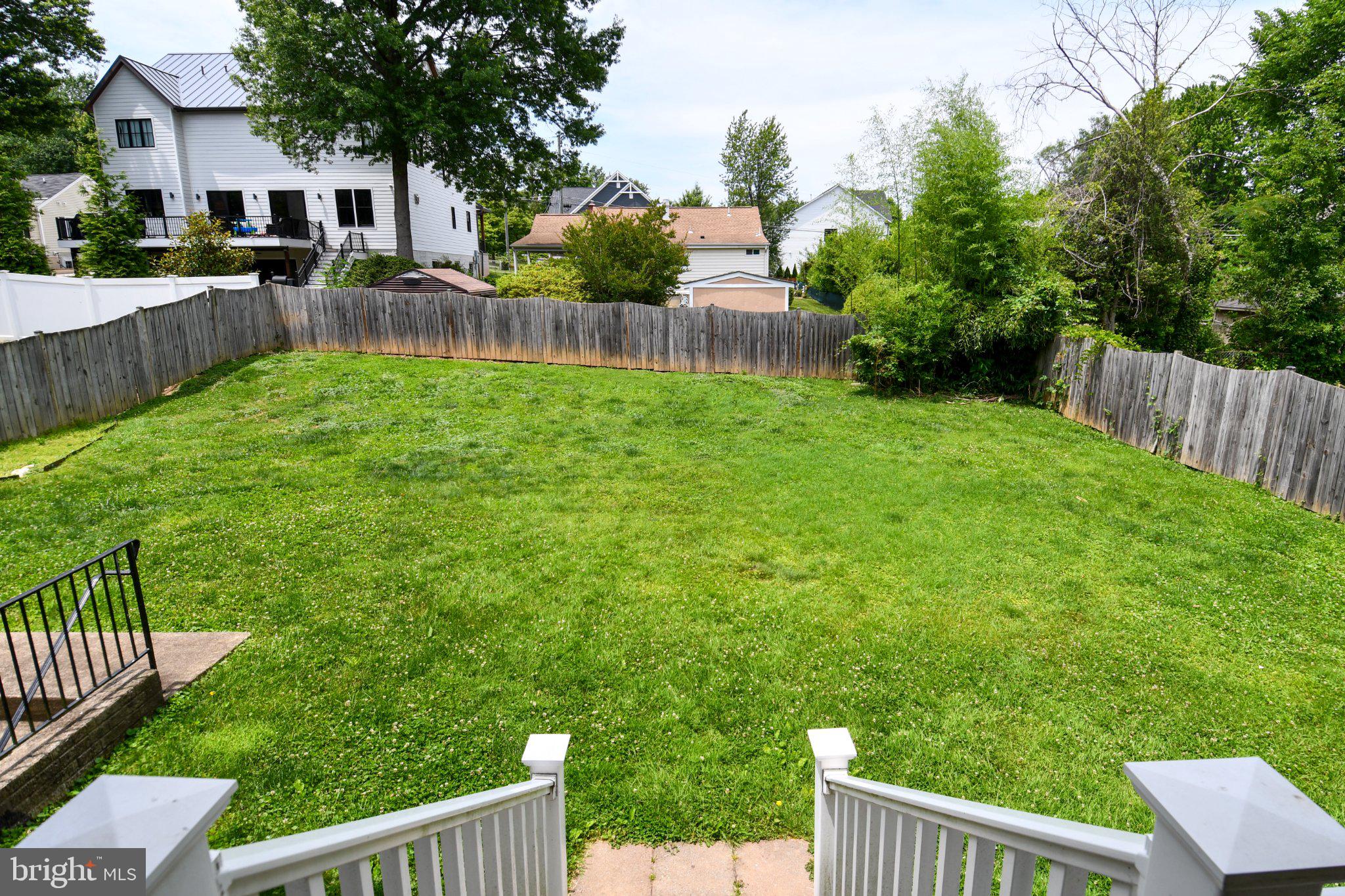 1924 Leonard Road Falls Church, VA 22043 - Photo 24 of 61 Spacious green backyard oasis.