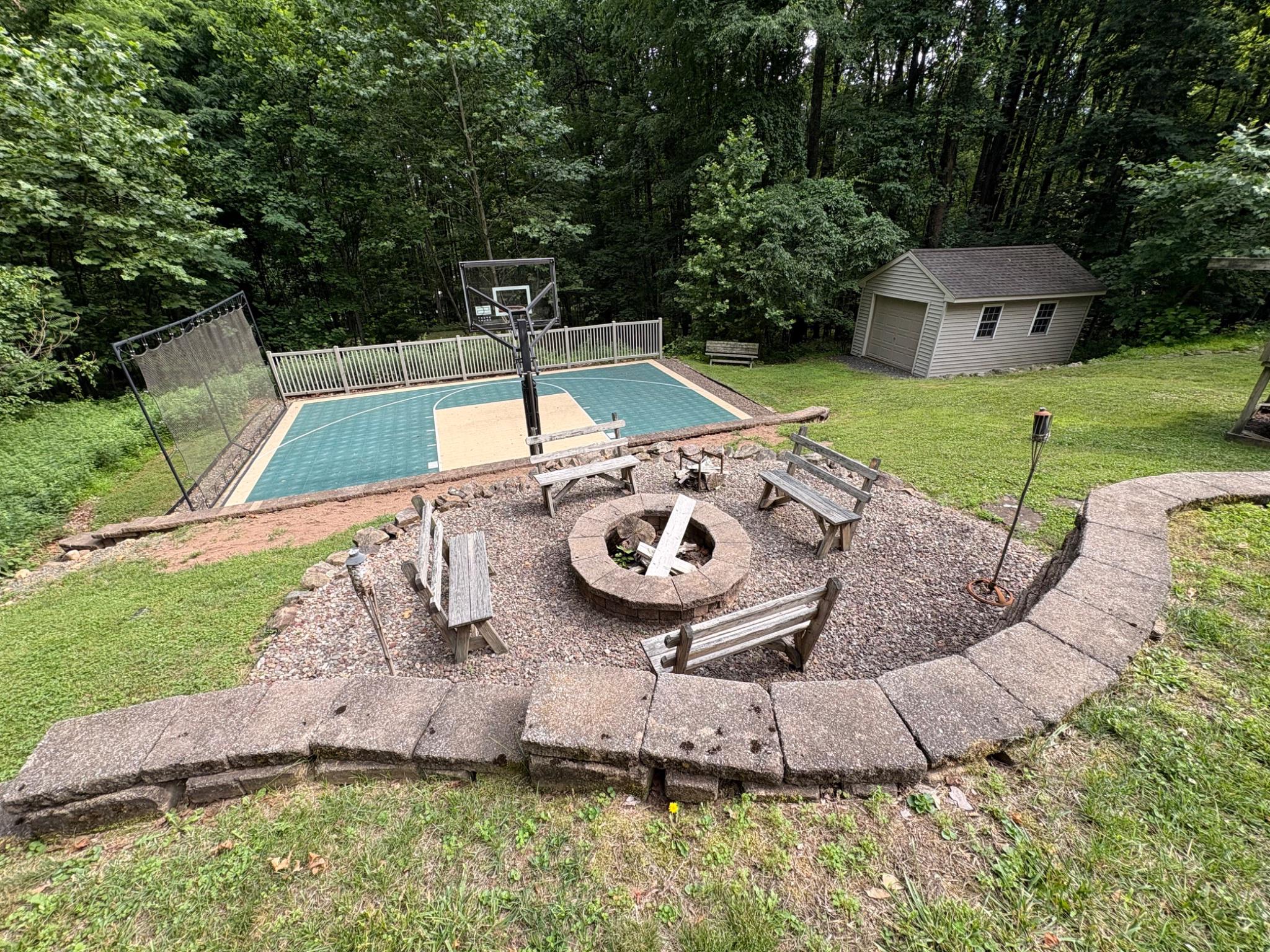 52 Hess Road Boyertown, PA 19512 - Photo 91 of 101 Serene backyard retreat with court.
