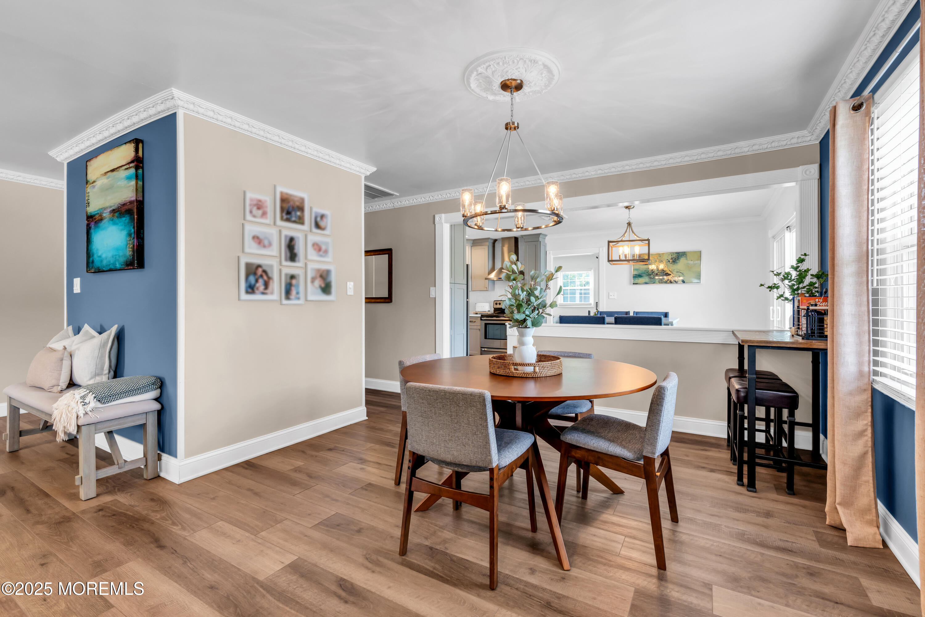 511 Line Road Aberdeen, NJ 07747 - Photo 11 of 53 a view of a dining room with furniture and wooden floor