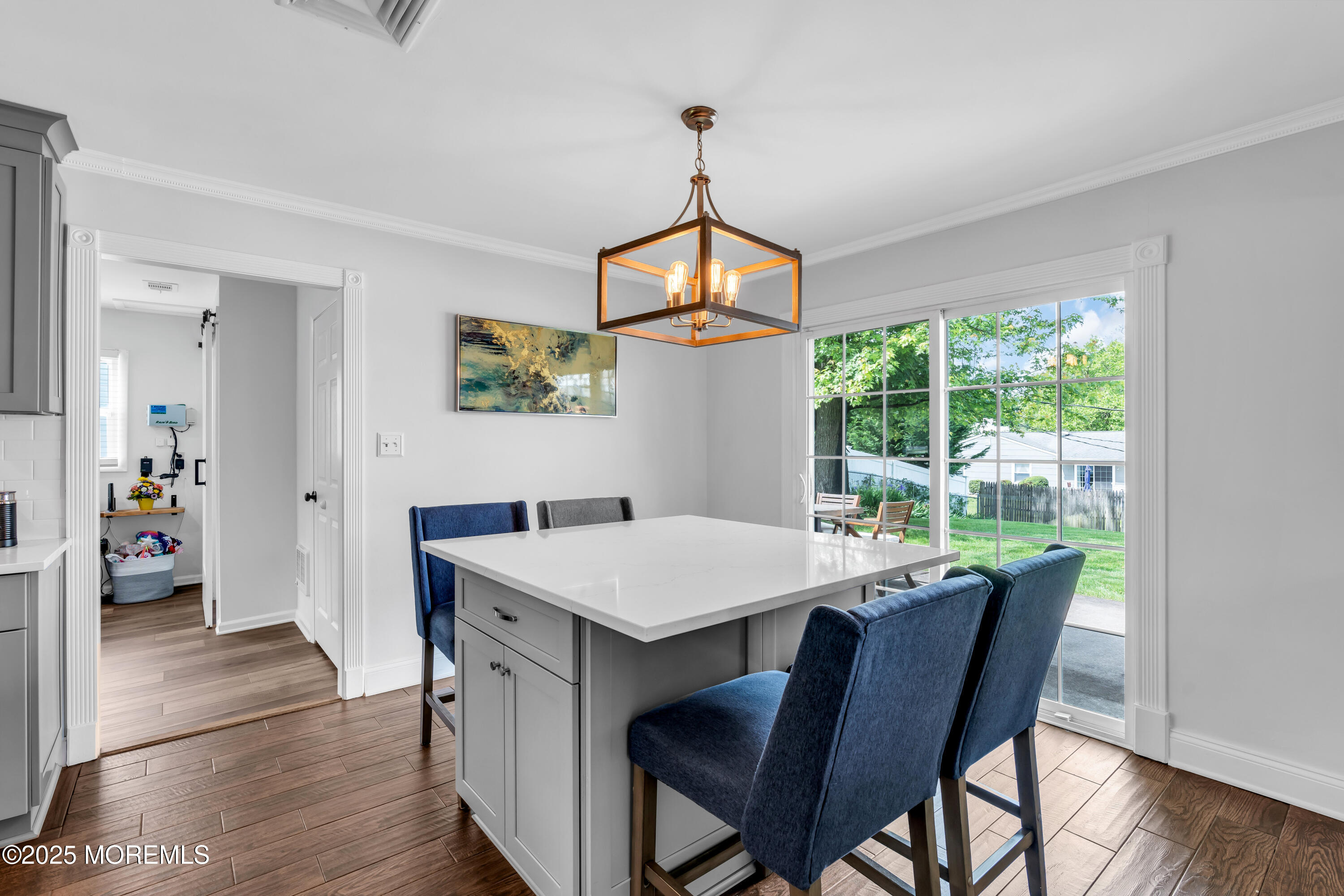 511 Line Road Aberdeen, NJ 07747 - Photo 15 of 53 a view of a dining room with furniture window and wooden floor