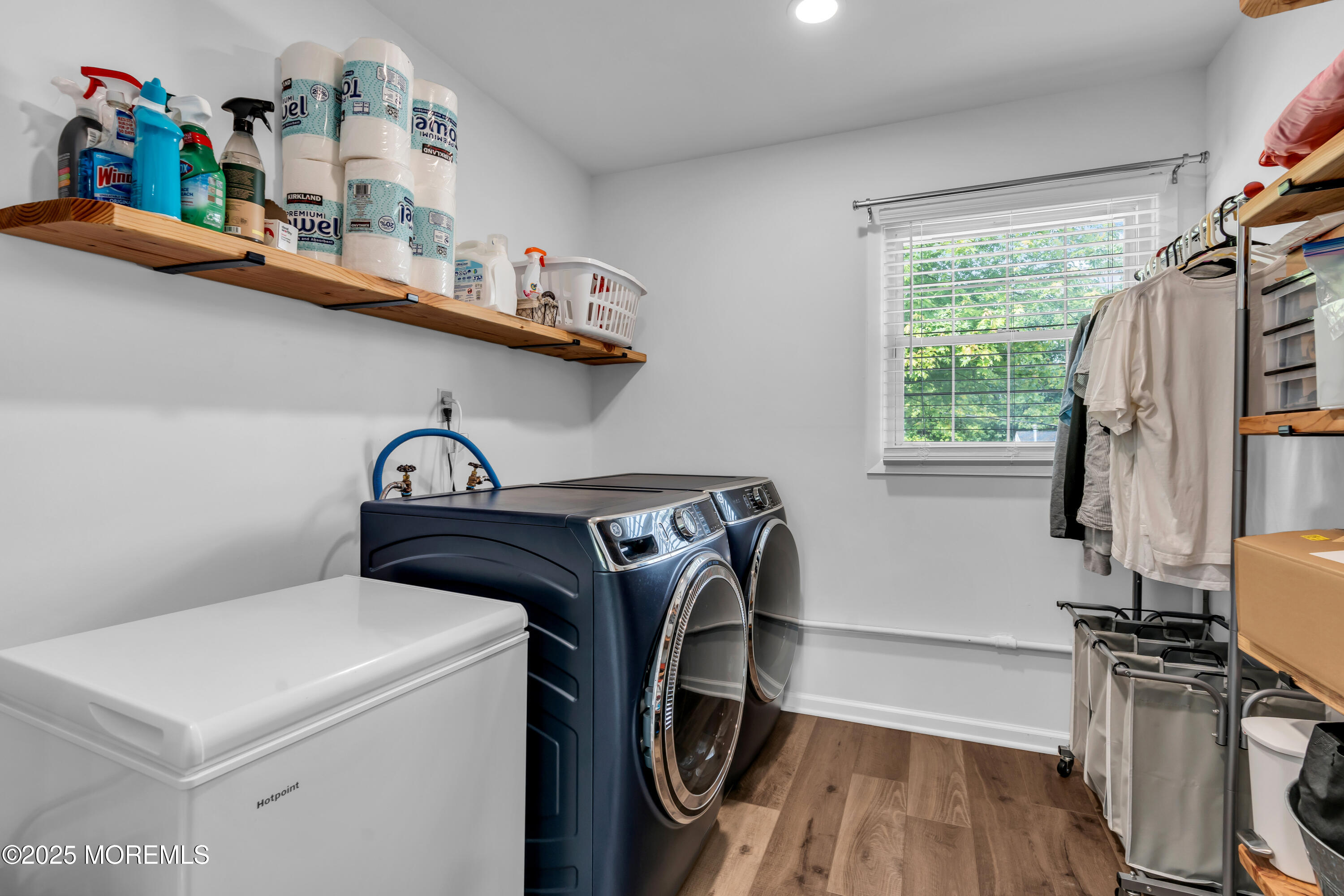 511 Line Road Aberdeen, NJ 07747 - Photo 29 of 53 a utility room with dryer washer and a window