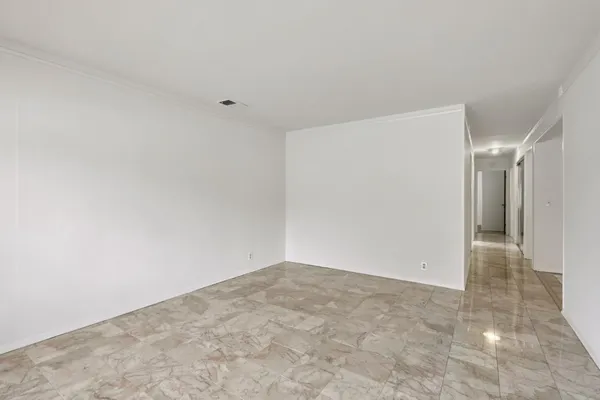 a view of an empty room