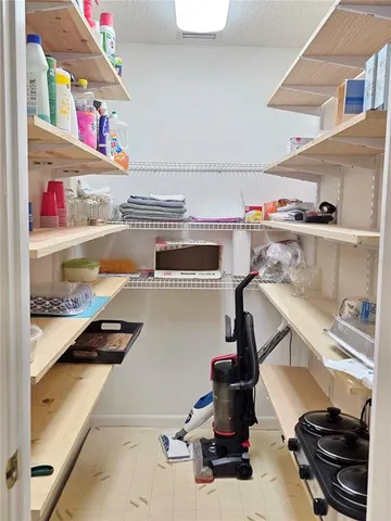 a room with storage and utility