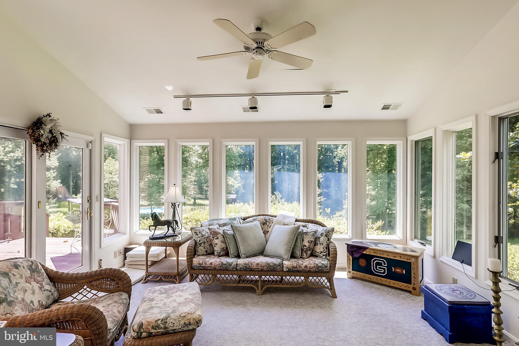 10740 River Road Potomac, MD 20854 - Photo 11 of 64 Beautiful view of back garden from sun room