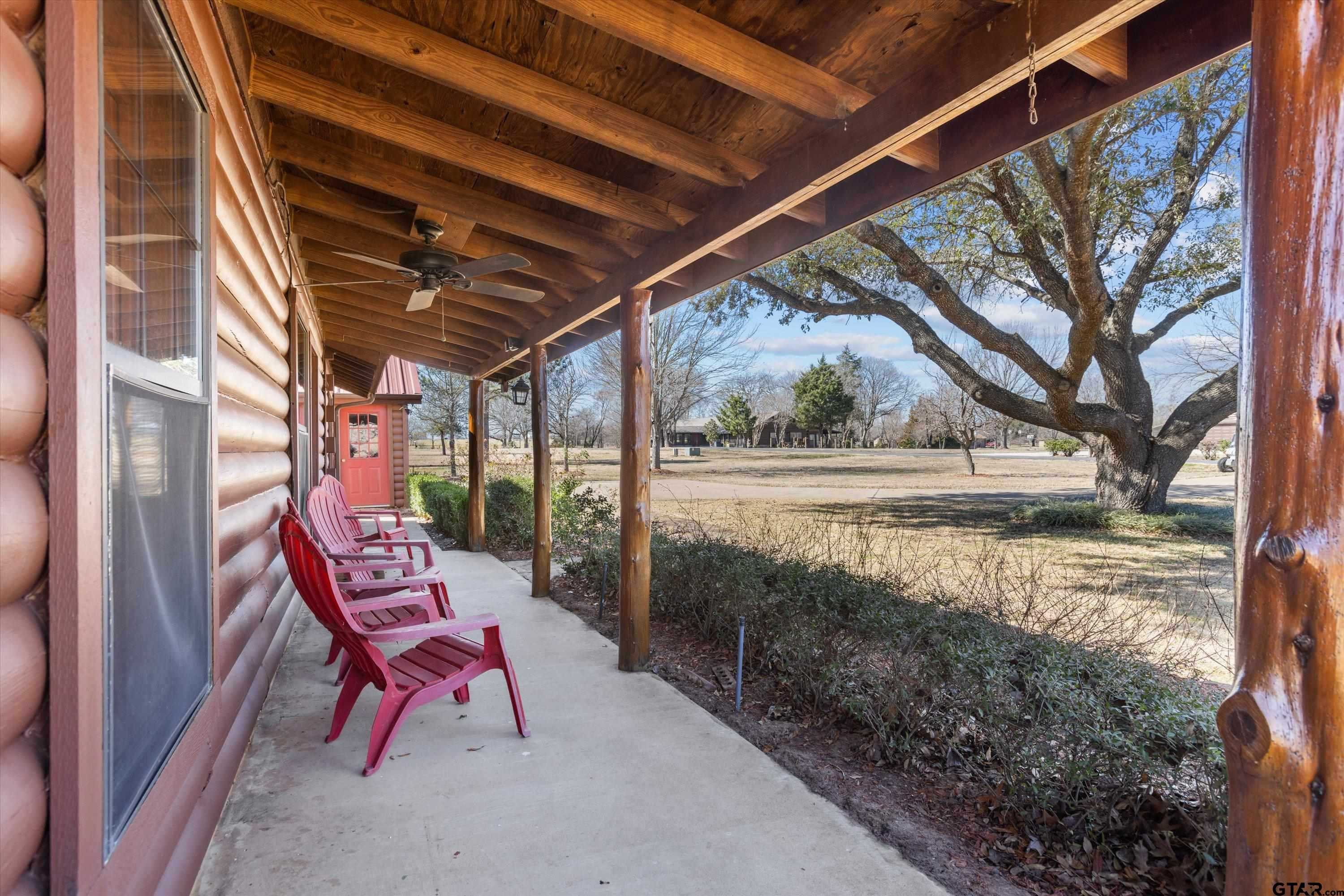 129 Private Road 5569 Alba, TX 75410 - Photo 6 of 40 a view of a two chairs in the balcony