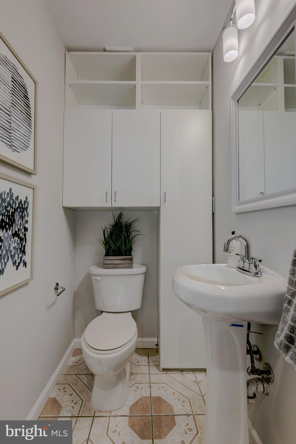 214 Bryant Street Northeast Washington, DC 20002 - Photo 13 of 29 First floor powder room