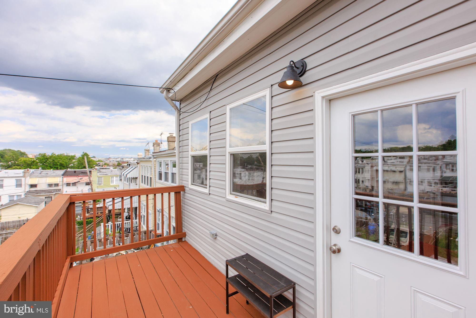 214 Bryant Street Northeast Washington, DC 20002 - Photo 17 of 29 Master bedroom balcony