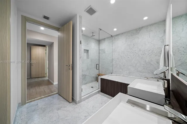 a view of a city from a balcony