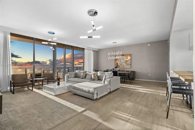 a balcony with view of city from a balcony