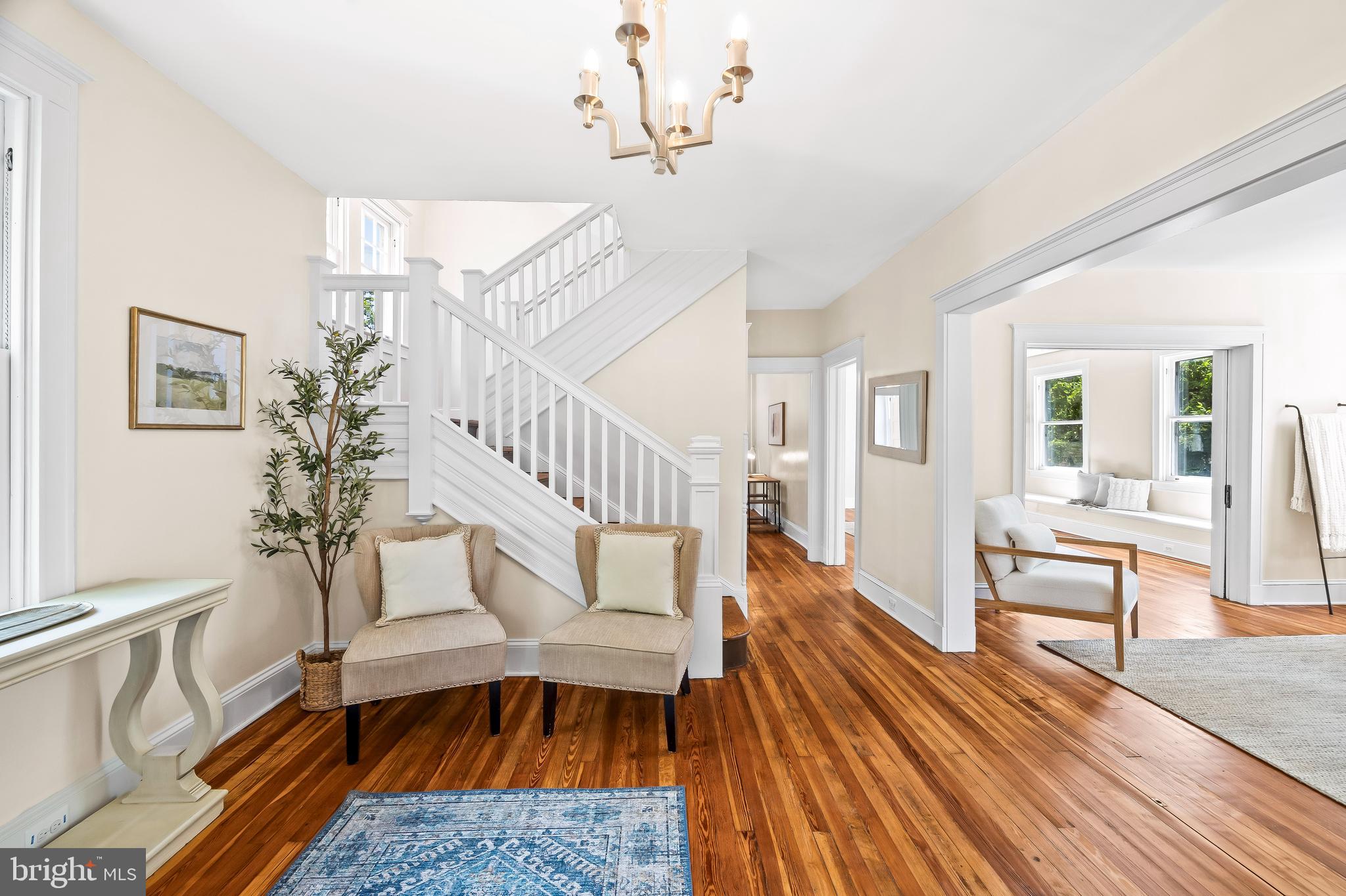 503 Orkney Road Baltimore, MD 21212 - Photo 6 of 43 Open 1st floor entrance hall w/ beautiful wd flrs