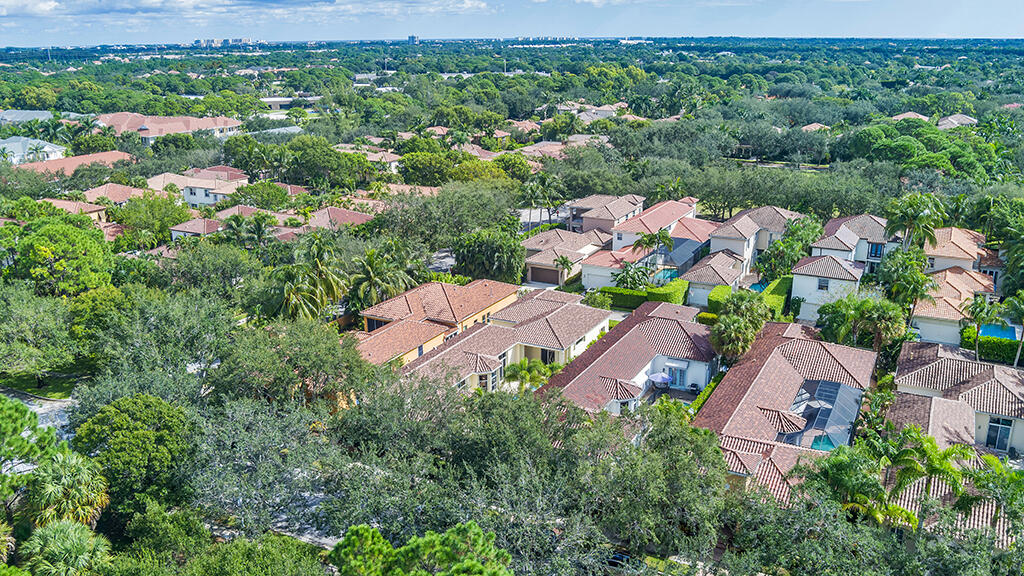 317 Galicia Way Jupiter, FL 33458 - Photo 31 of 31 an aerial view of house with yard