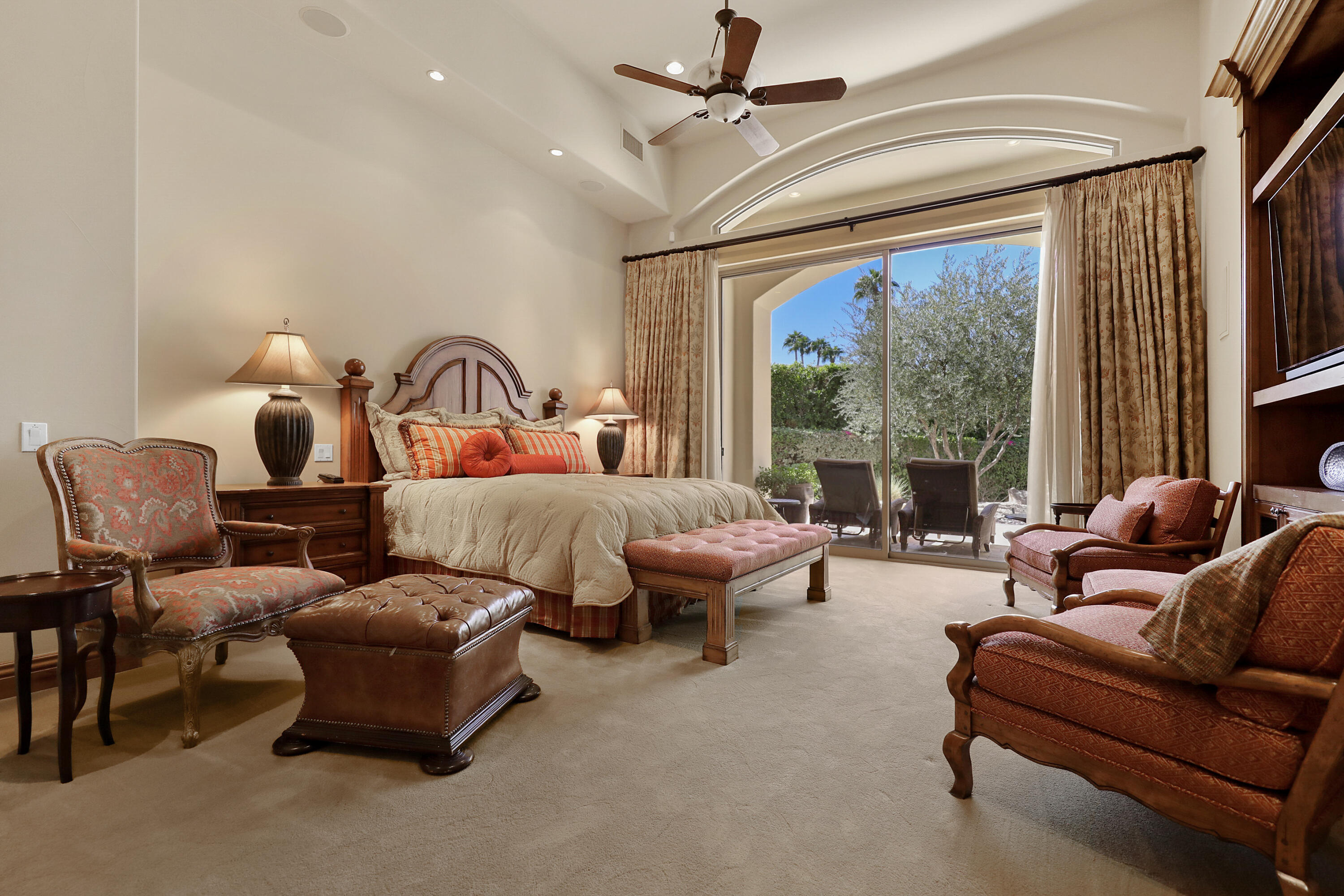 50360 Woodmere La Quinta, CA 92253 - Photo 22 of 56 a living room with furniture and a large window