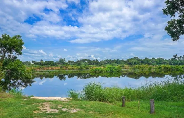 a view of lake and mountain