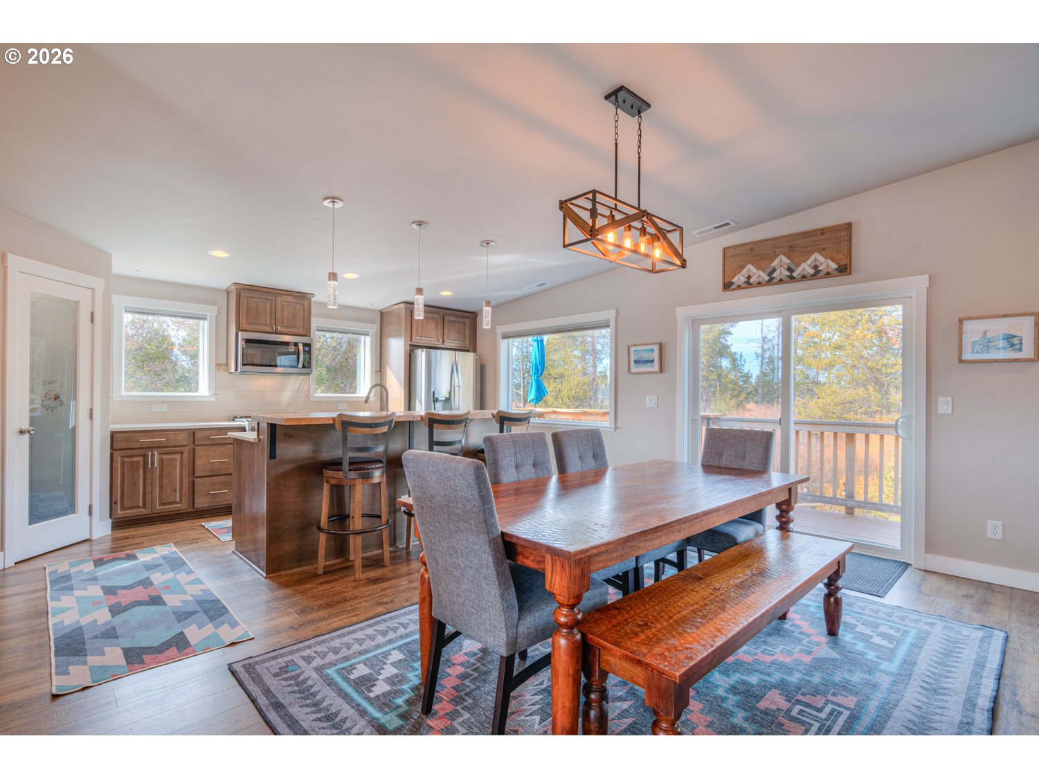 16732 Contorta Place La Pine, OR 97739 - Photo 33 of 48 a dining room with furniture window wooden floor