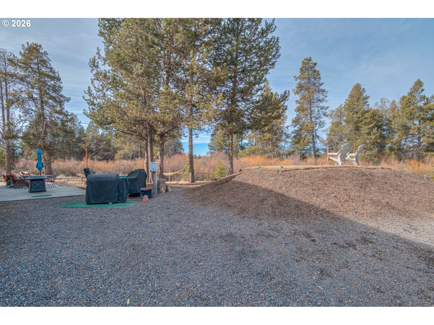 16732 Contorta Place La Pine, OR 97739 - Photo 46 of 48 a view of dirt yard with a large tree