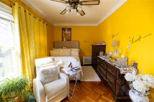 a bed room with a bed and a couch