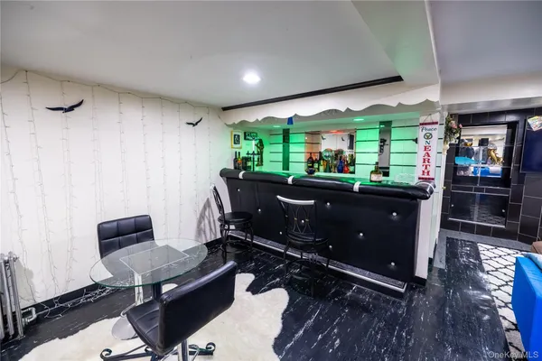 a room with furniture and a window