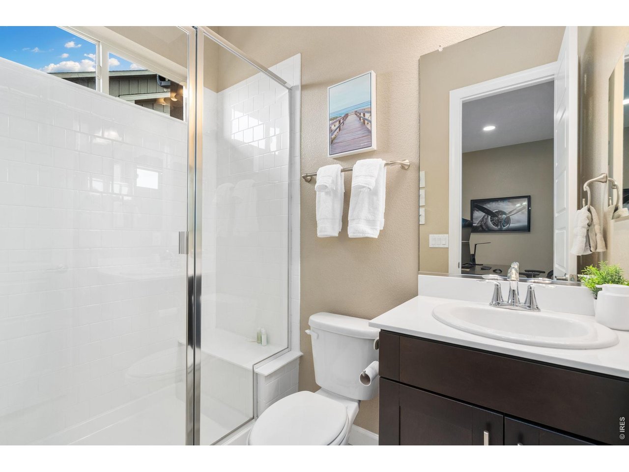 5879 Story Road Timnath, CO 80547 - Photo 26 of 49 A 3/4 ensuite bath for this bedroom as well. Each guest/family member can have their own space!