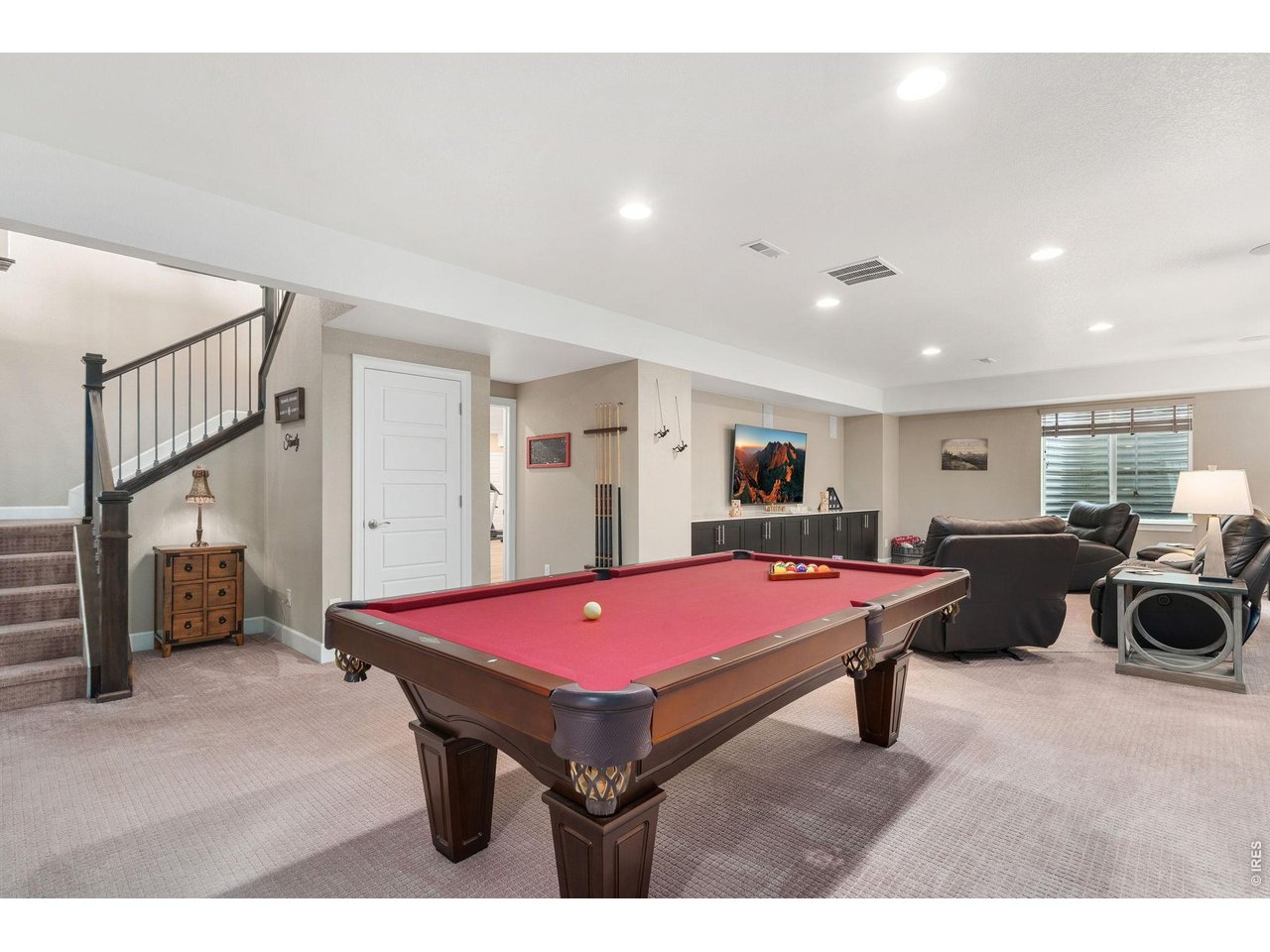 5879 Story Road Timnath, CO 80547 - Photo 28 of 49 Lower level is amazing! So much room a pool table fits without any problem