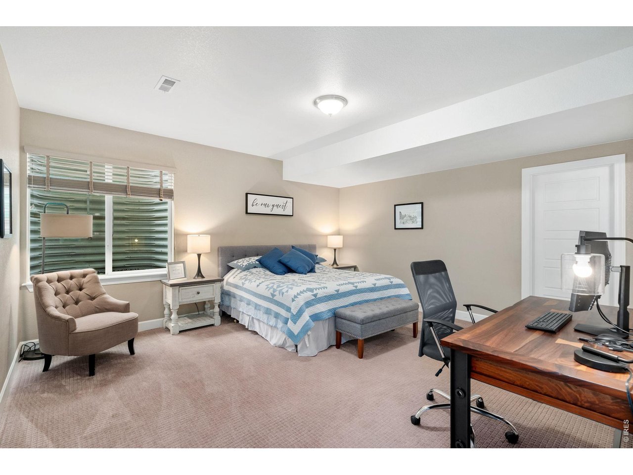 5879 Story Road Timnath, CO 80547 - Photo 33 of 49 Lower level bedroom is quite large and has a private ensuite bath