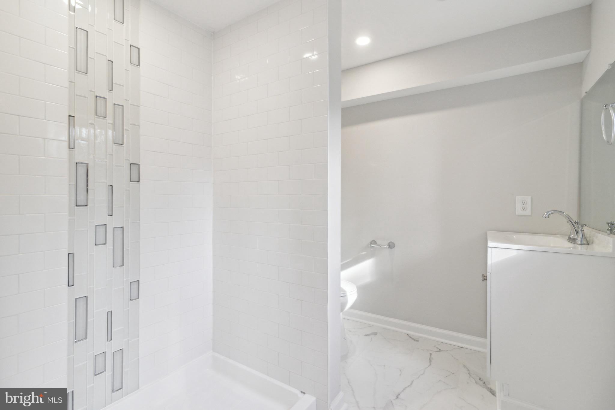 10105 Lyons Mill Road Randallstown, MD 21133 - Photo 27 of 33 Fully Updated Bathroom at Lower Level