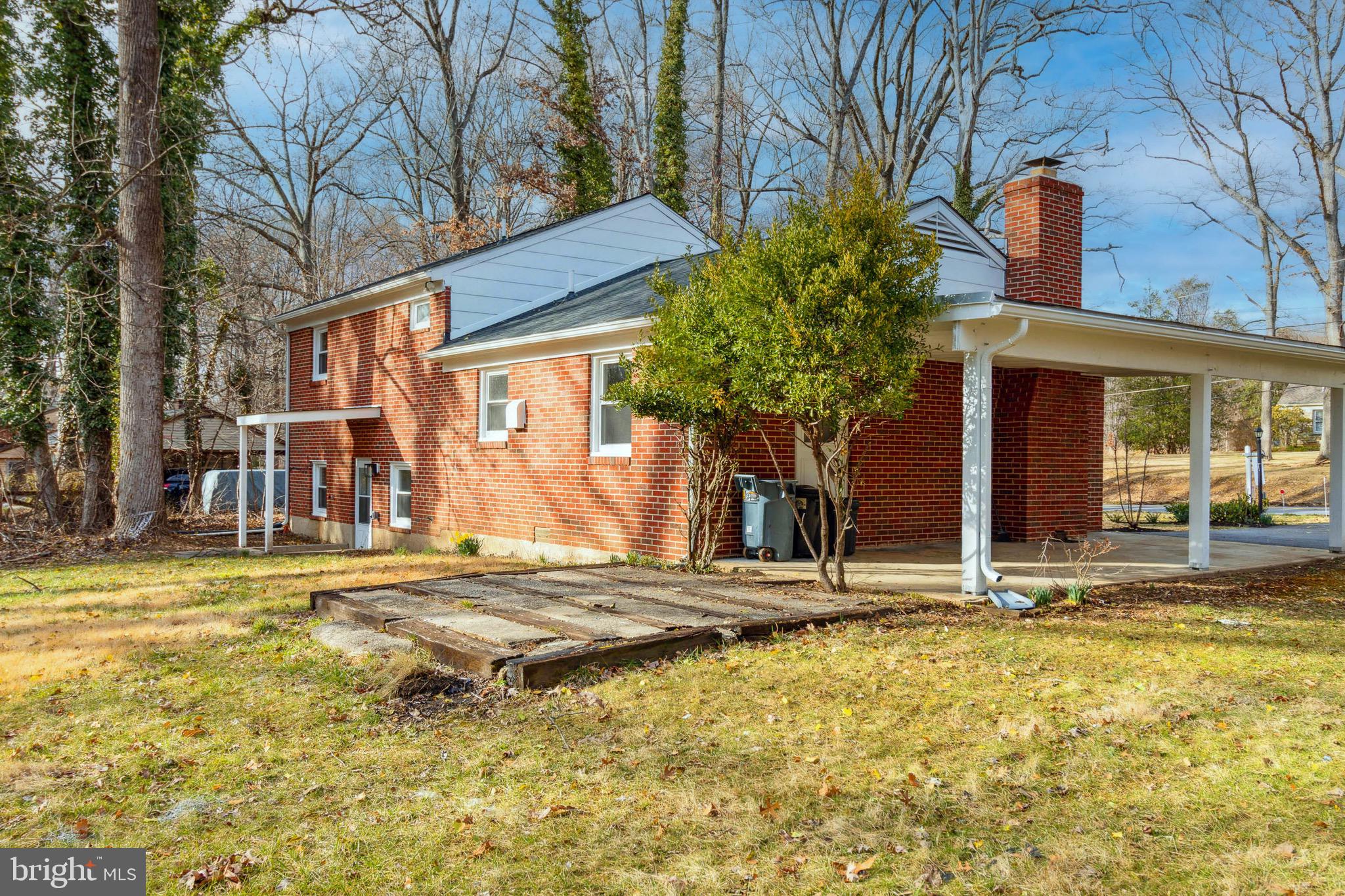 10105 Lyons Mill Road Randallstown, MD 21133 - Photo 33 of 33 Carport at Side of Home