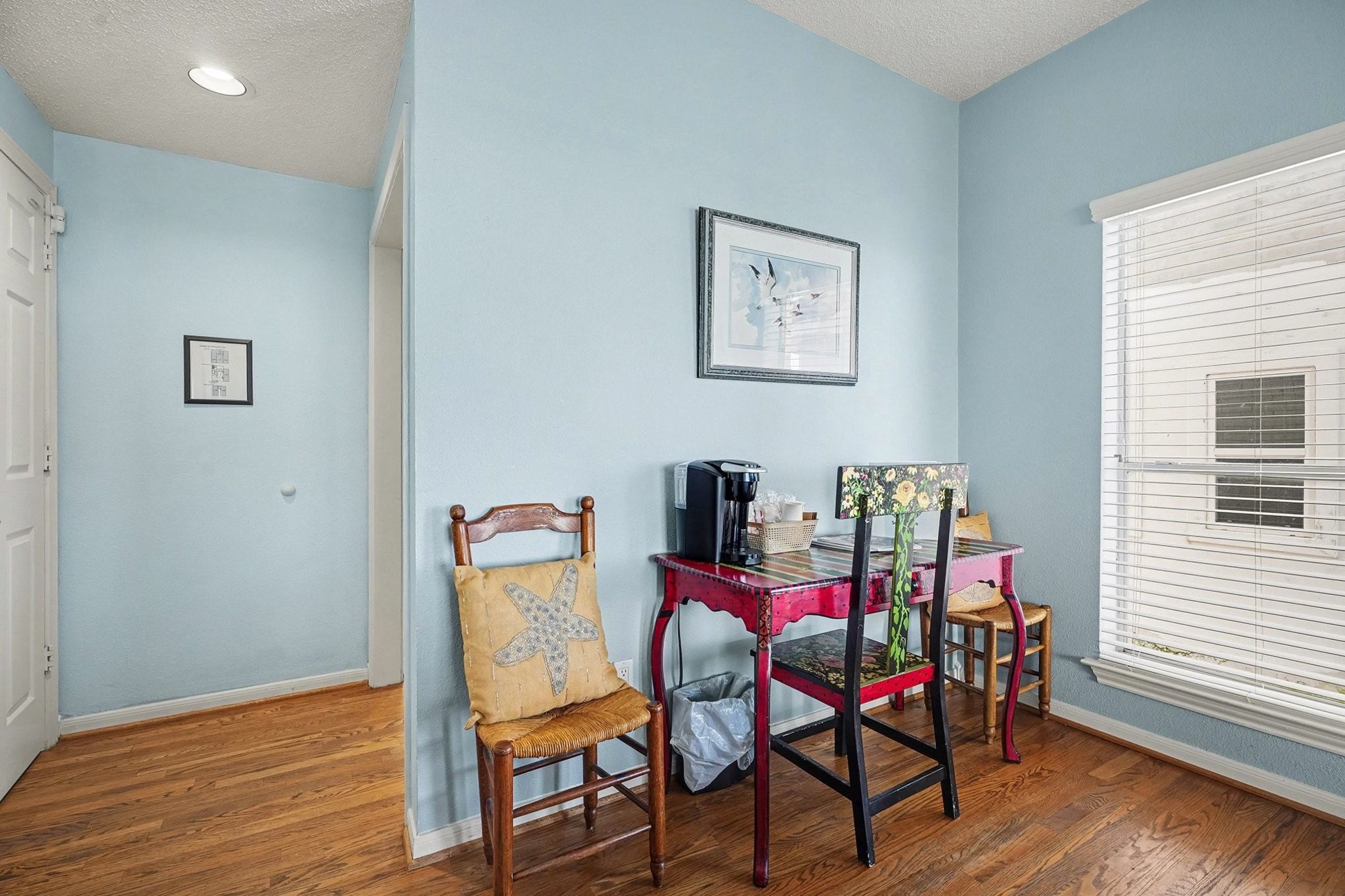503 Bay Avenue Kemah, TX 77565 - Photo 32 of 47 a view of a dining room with furniture and wooden floor