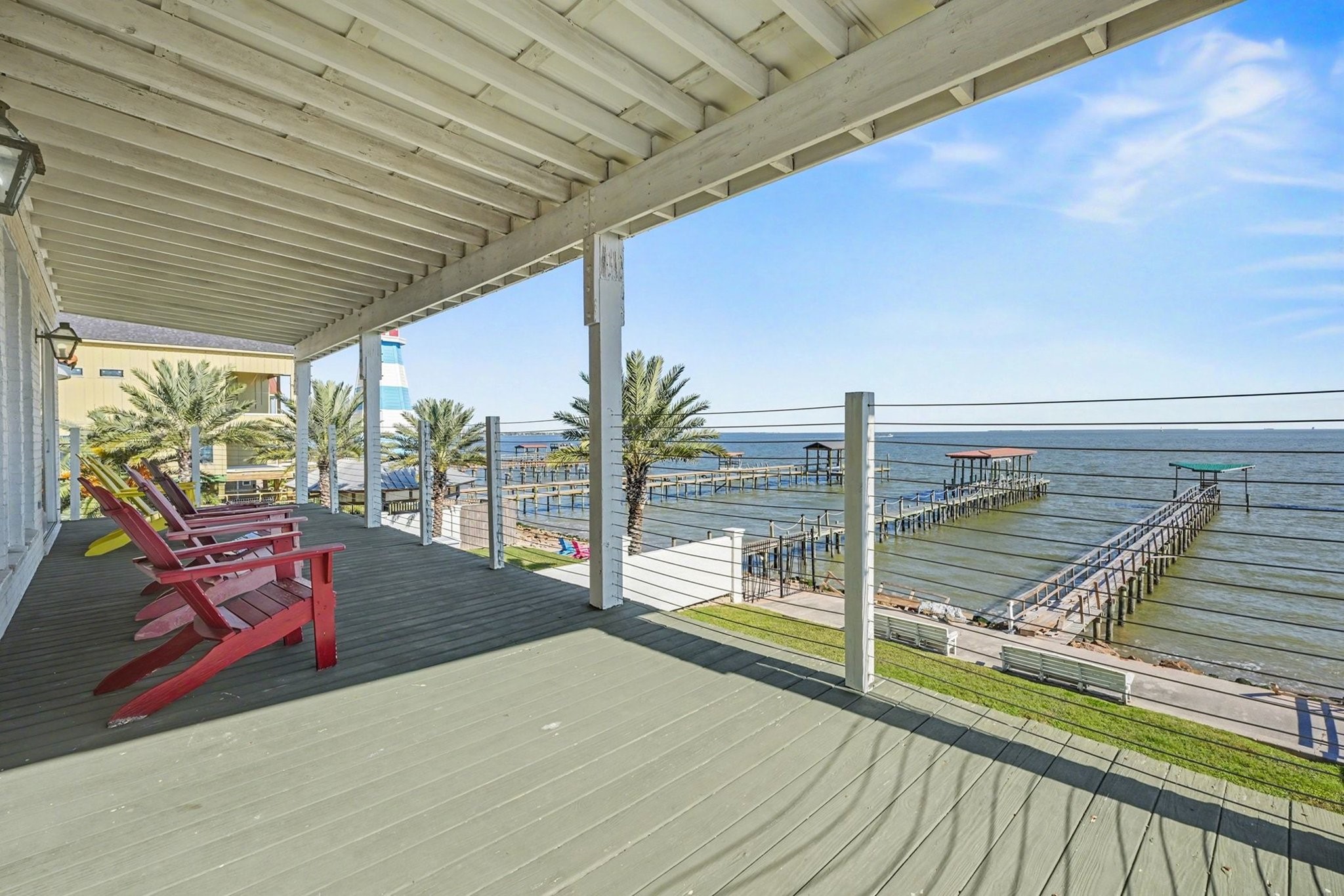 503 Bay Avenue Kemah, TX 77565 - Photo 41 of 47 a balcony with view of swimming pool