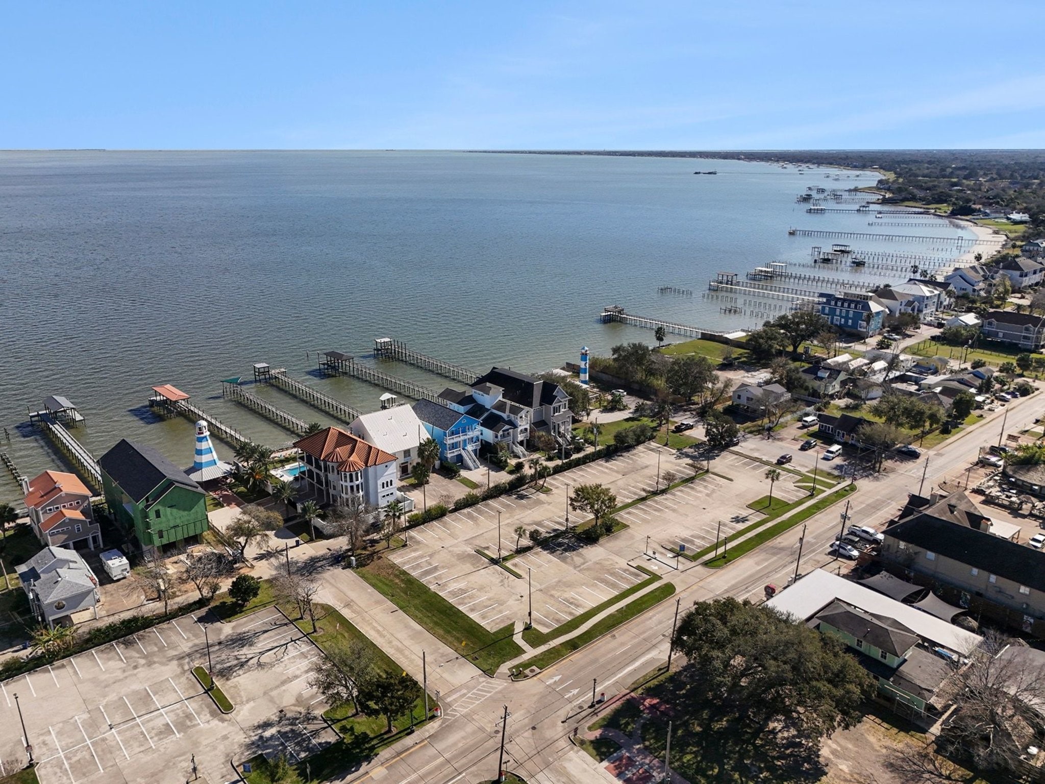 503 Bay Avenue Kemah, TX 77565 - Photo 44 of 47 an aerial view of a ocean beach