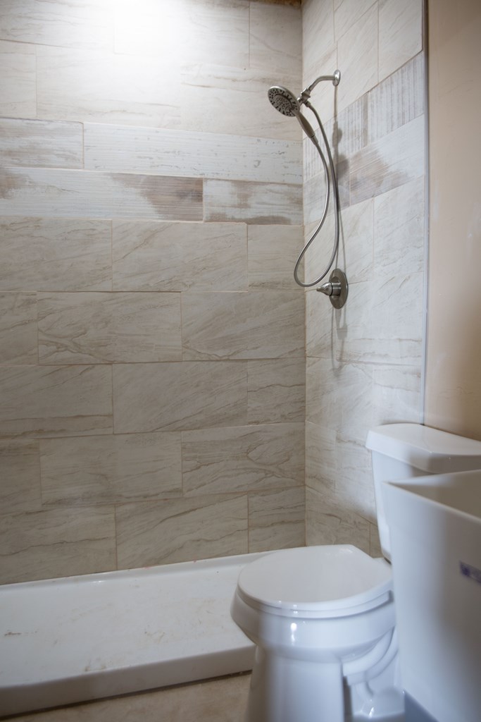 4252 Cypress Mill Road Johnson City, TX 78636 - Photo 36 of 47 a bathroom with a toilet and a shower