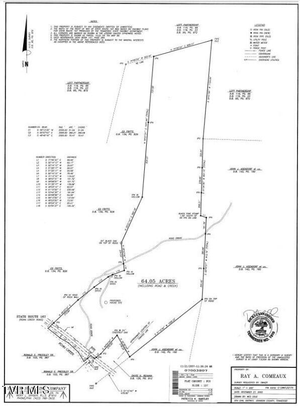 9222 Roan Creek Road Butler, TN 37640 - Photo 25 of 25 Survey-64.05acres