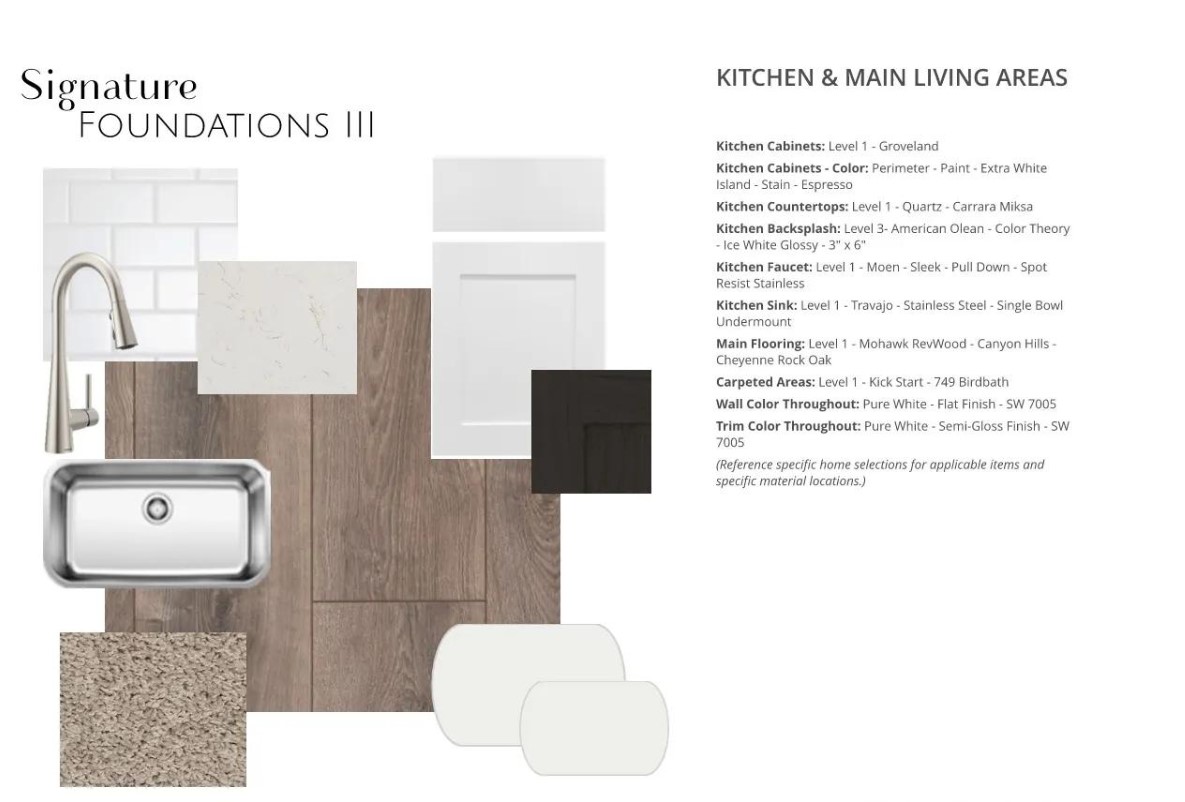 Sabine C selection sheet