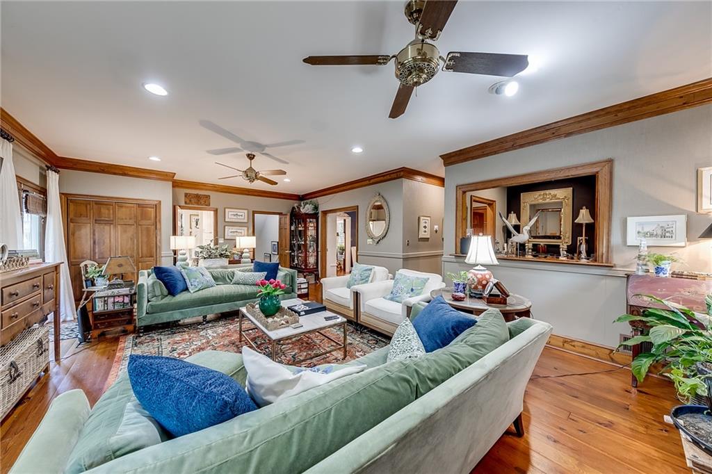 6180 Old Jefferson Road Athens, GA 30607 - Photo 23 of 100 a living room with furniture kitchen view and a large window