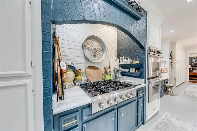 a bed room with a bed and a couch