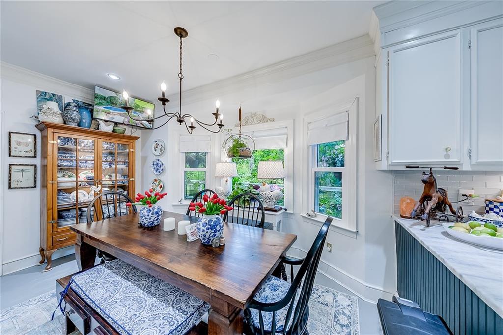 6180 Old Jefferson Road Athens, GA 30607 - Photo 30 of 100 a view of a dining room and hall with furniture