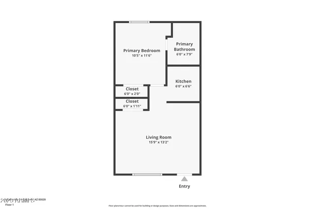 $825 | 9230 North 6th Street, Unit 6, Phoenix, AZ 85020