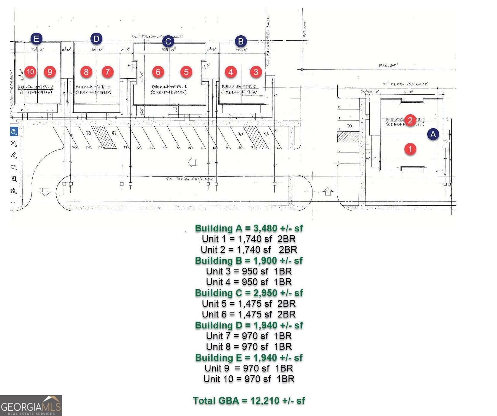 6 Charlton Street Northwest Rome, GA 30165 - Photo 4 of 17 Unit breakdown