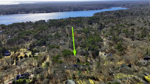 a view of a lake and mountain