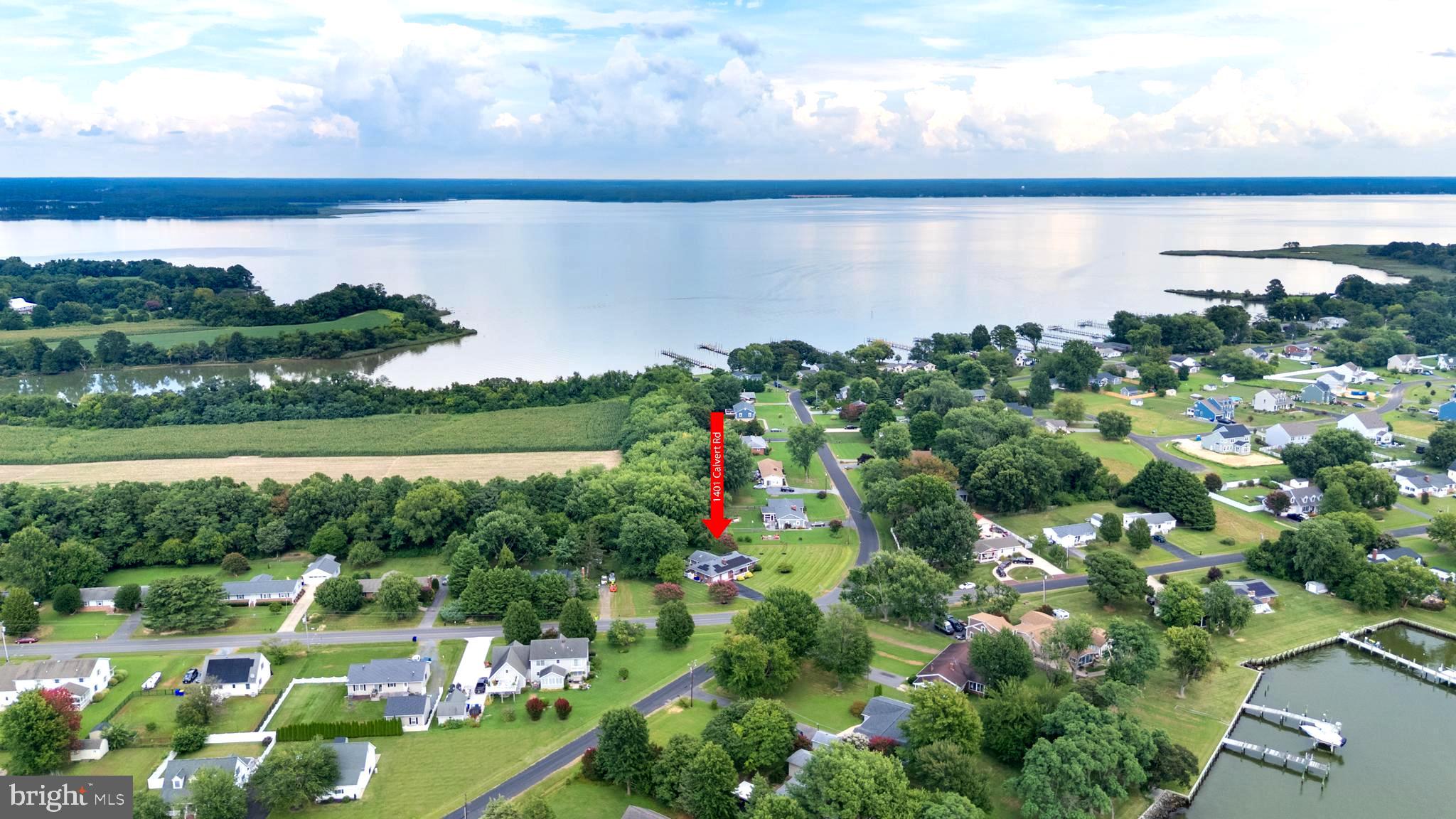 1401 Calvert Road Chester, MD 21619 - Photo 27 of 33 a view of a lake with a lake