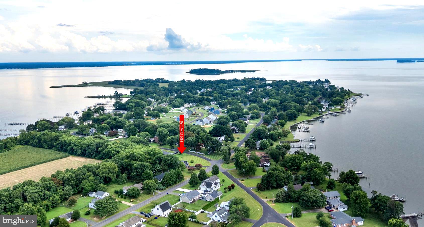 1401 Calvert Road Chester, MD 21619 - Photo 28 of 33 a view of a lake