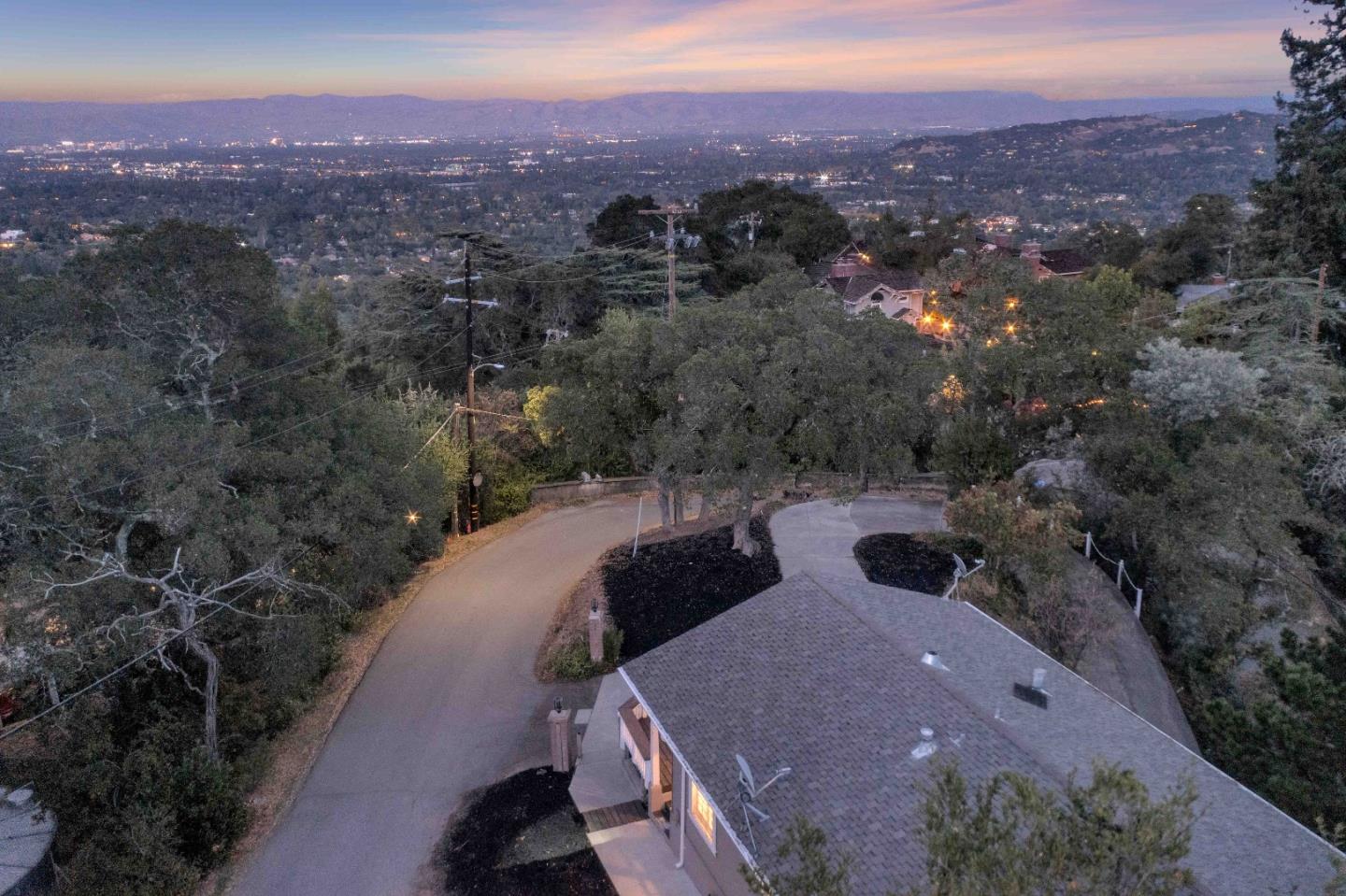 19000 Overlook Road Los Gatos, CA 95030 - Photo 46 of 56 an aerial view of a house with yard