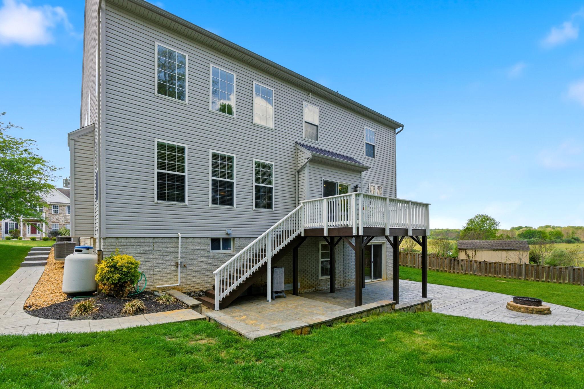 457 Hughs Road Charles Town, WV 25414 - Photo 58 of 73 Spacious backyard retreat with deck.