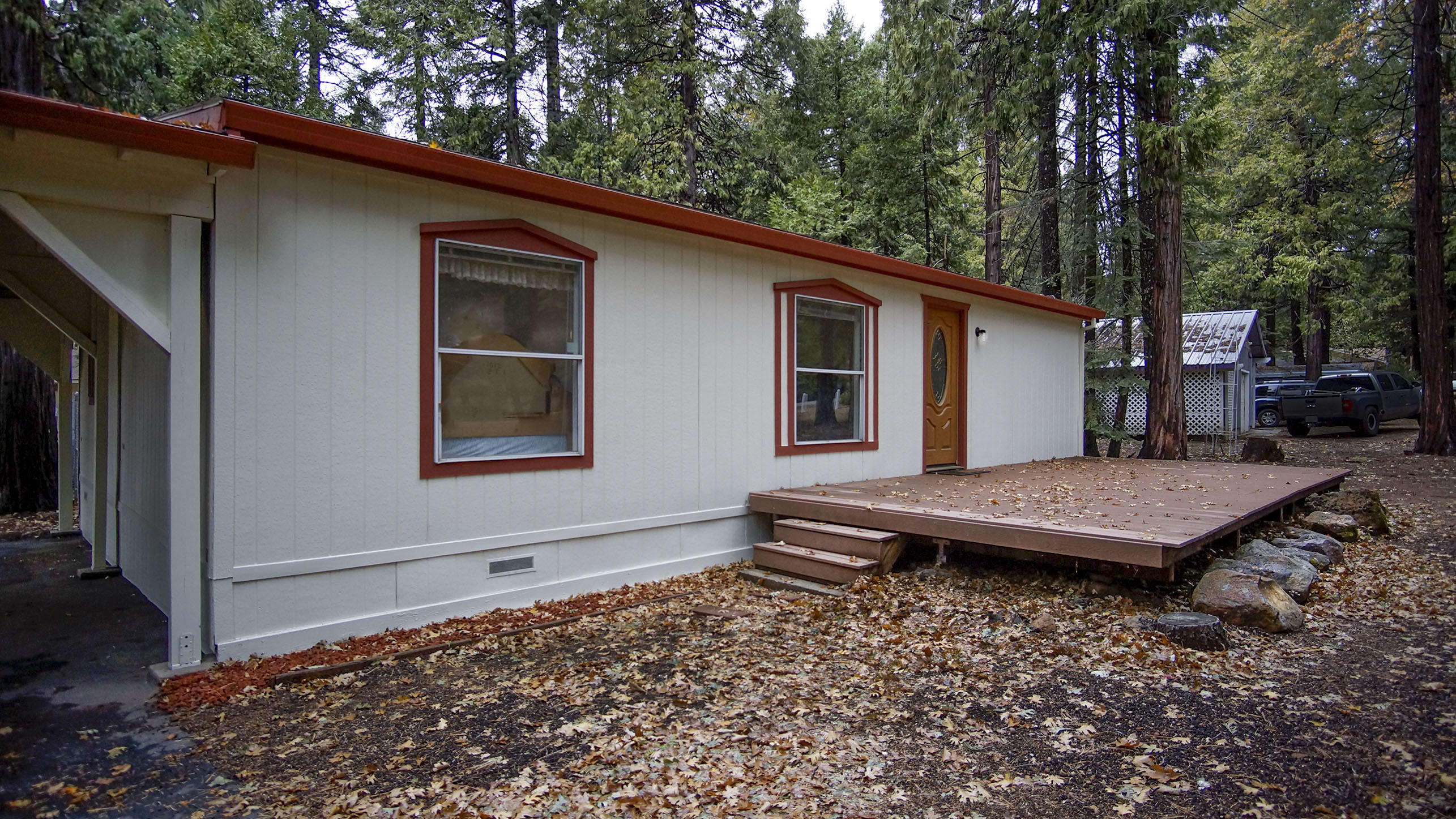 8497 Starlite Pines Road Shingletown, CA 96088 - Photo 11 of 22 Front Deck View